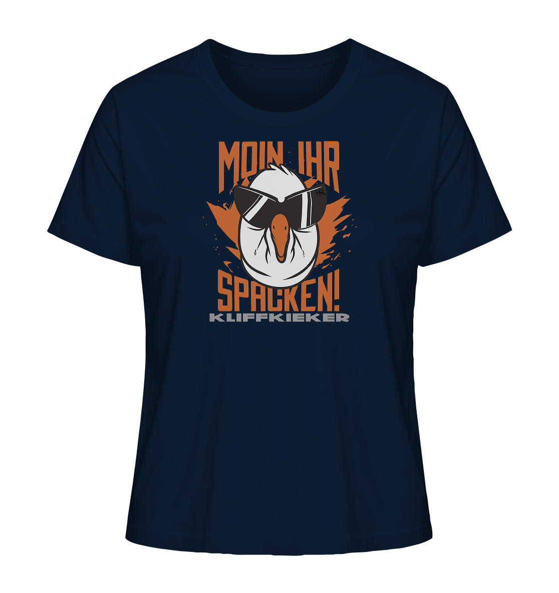 Moin ihr Spacken - Ladies Organic Shirt - Kliffkieker