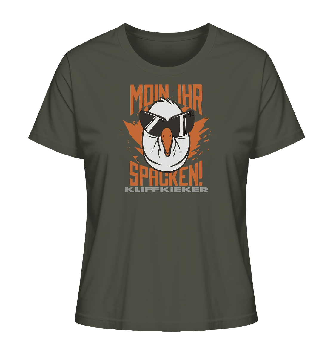 Moin ihr Spacken - Ladies Organic Shirt - Kliffkieker