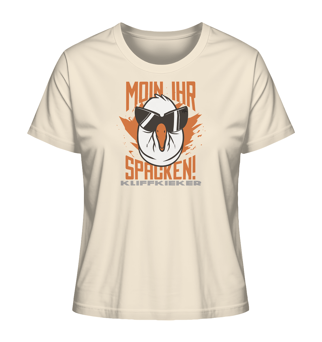 Moin ihr Spacken - Ladies Organic Shirt - Kliffkieker