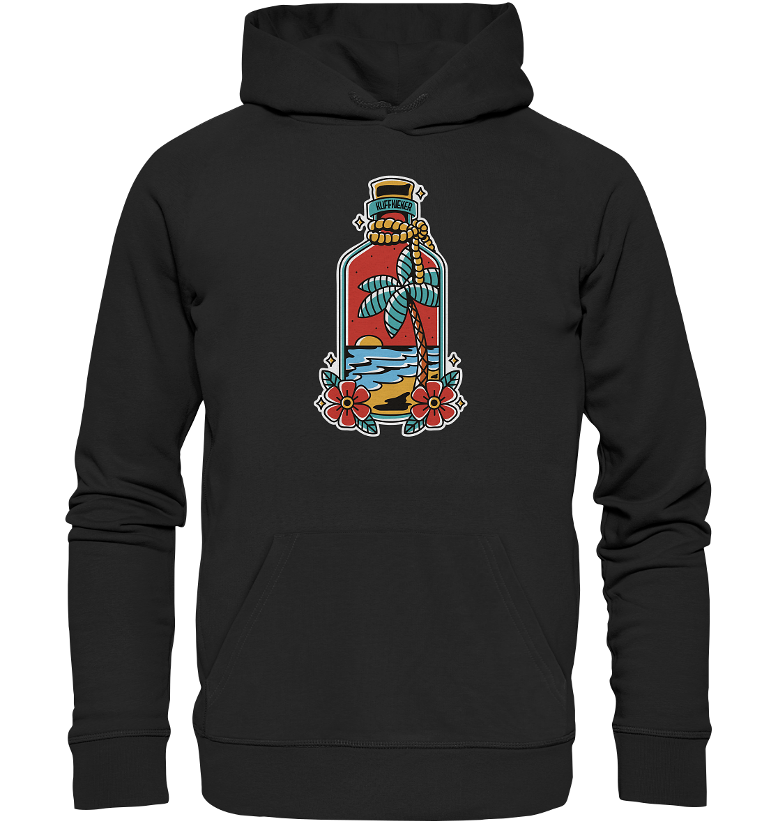 Flaschenpost - Organic Hoodie - Kliffkieker